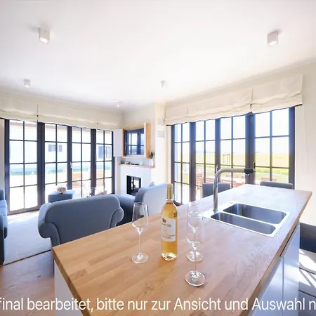 Reetland Am - Luxusplus Reetdachvilla Mit 4 Schlafzimmern Und Kamin G10 Prázdninový dům Dranske