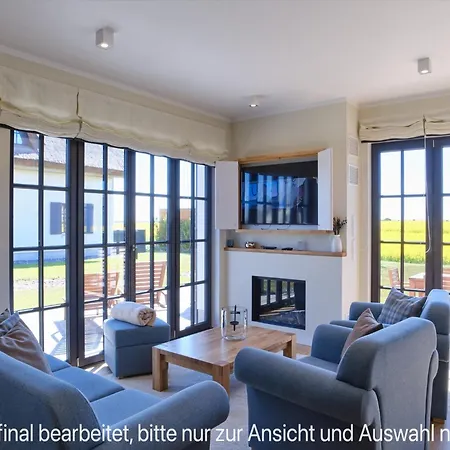 Reetland Am - Luxusplus Reetdachvilla Mit 4 Schlafzimmern Und Kamin G10 Prázdninový dům *