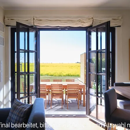 Reetland Am - Luxusplus Reetdachvilla Mit 4 Schlafzimmern Und Kamin G10 Σπίτι διακοπών Dranske